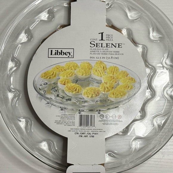 Kinney Glass Deviled Egg Platter - Picture 2 of 3